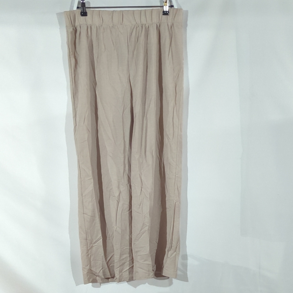 H&M Light Beige Wide Leg Trousers
